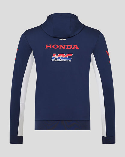 Unisex Honda Hrc Zip Up Hoodie - Black Iris
