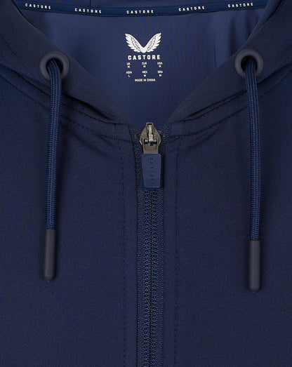 Unisex Honda Hrc Zip Up Hoodie - Black Iris