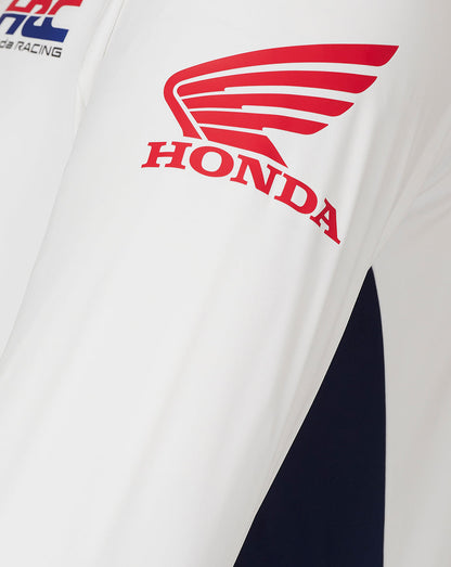 Unisex Honda Hrc Quarter Zip Top - Bright White