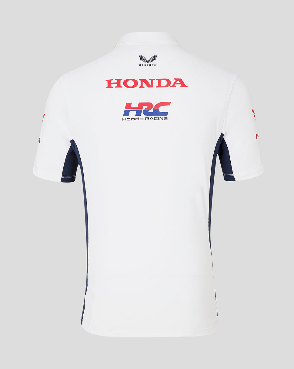 Unisex Honda Hrc Polo Shirt - White