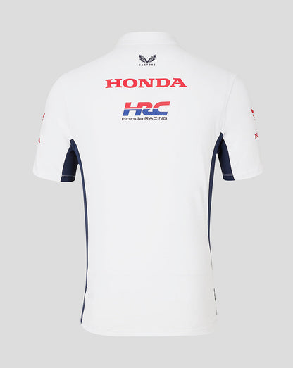 Unisex Honda Hrc Polo Shirt - White