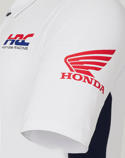 Unisex Honda Hrc Polo Shirt - White