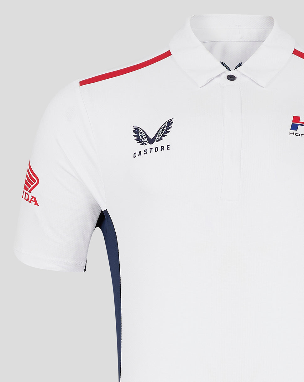 Unisex Honda Hrc Polo Shirt - White