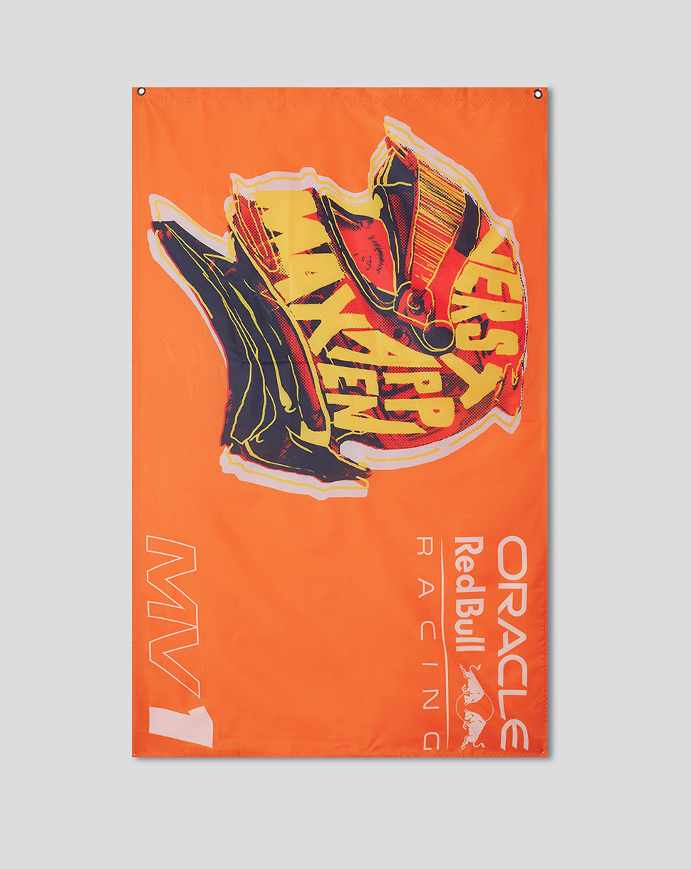 Oracle Red Bull Racing Unisex Max Verstappen Fahne – Exotisches Orange - Exotic Orange