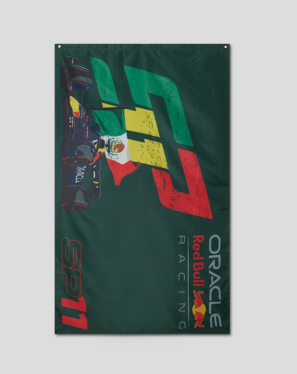 Oracle Red Bull Racing Unisex Checo Vlag – Mountain View - Mountain View