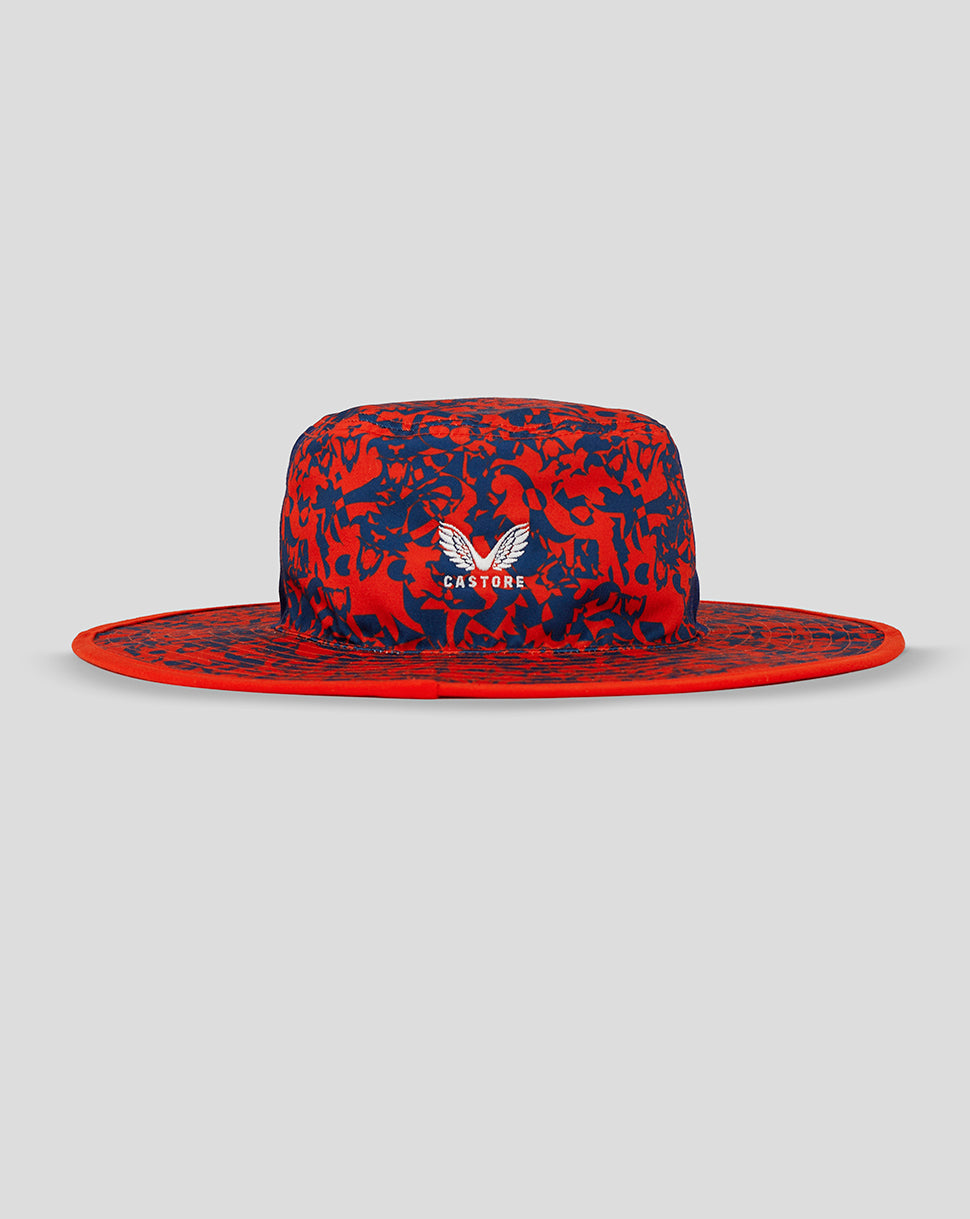 England Cricket 24/25 T20 Wide Brim Hat - Red