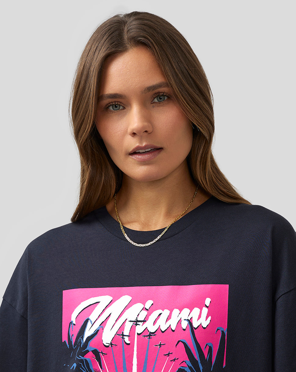 Oracle Red Bull Racing Unisex Miami Short Sleeve Oversized T-Shirt