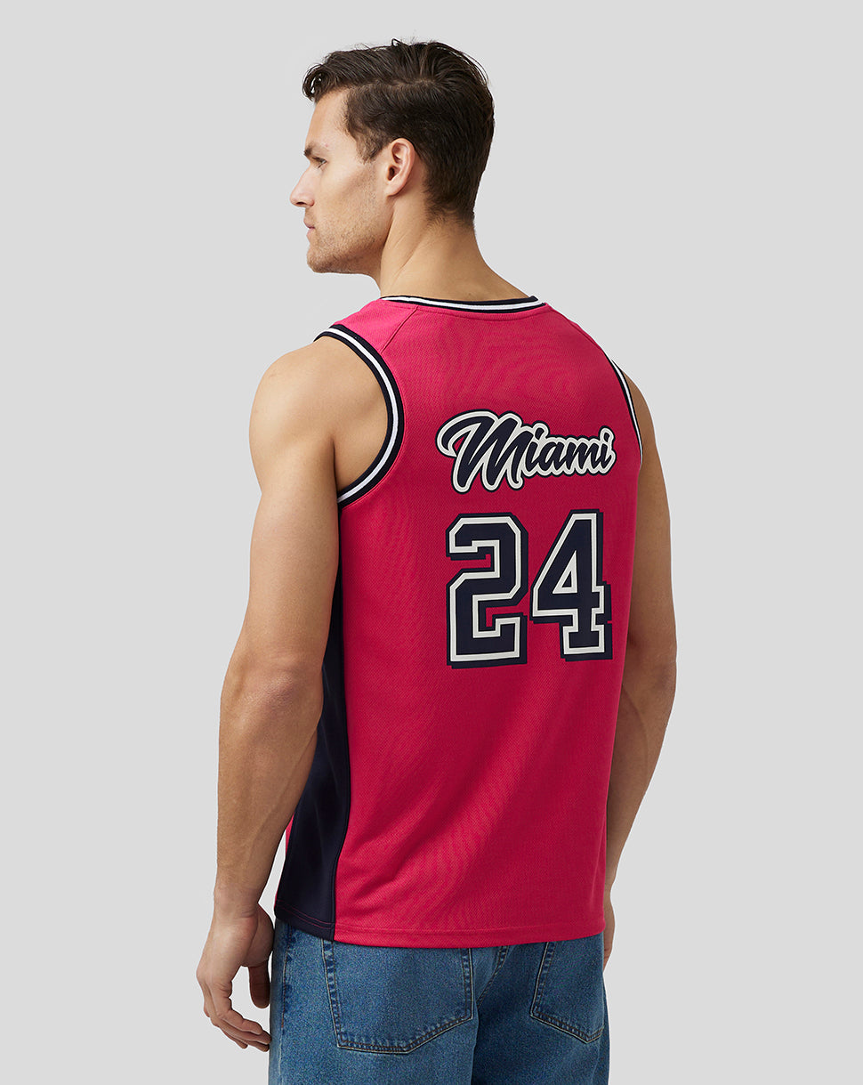 Oracle Red Bull Racing Unisex Miami Basketball Jersey - Beetroot Purple