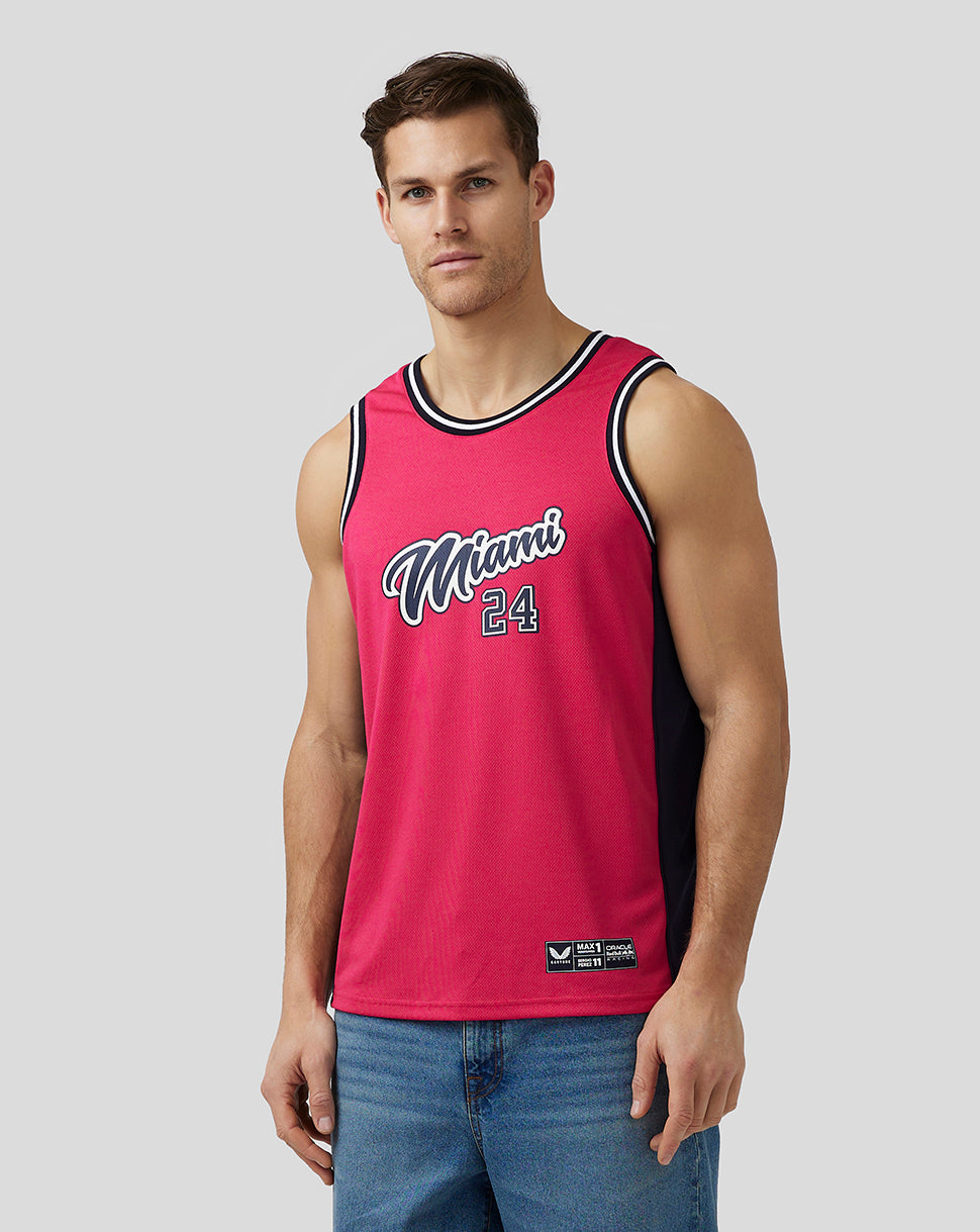 Oracle Red Bull Racing Unisex Miami Basketball Jersey - Beetroot Purple
