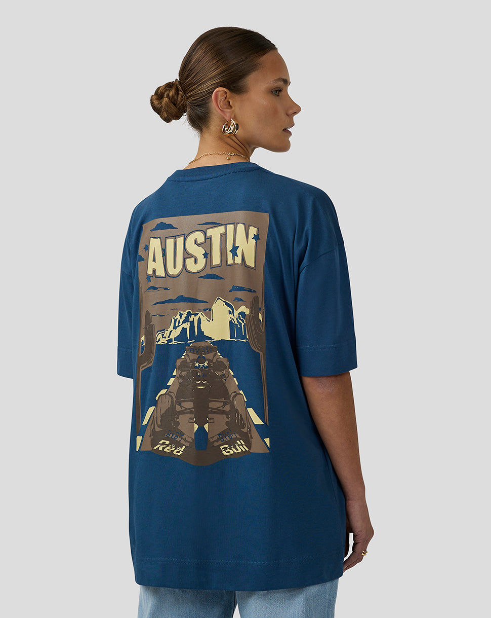 Camiseta de manga corta Austin Oracle Red Bull Racing - Denim oscuro