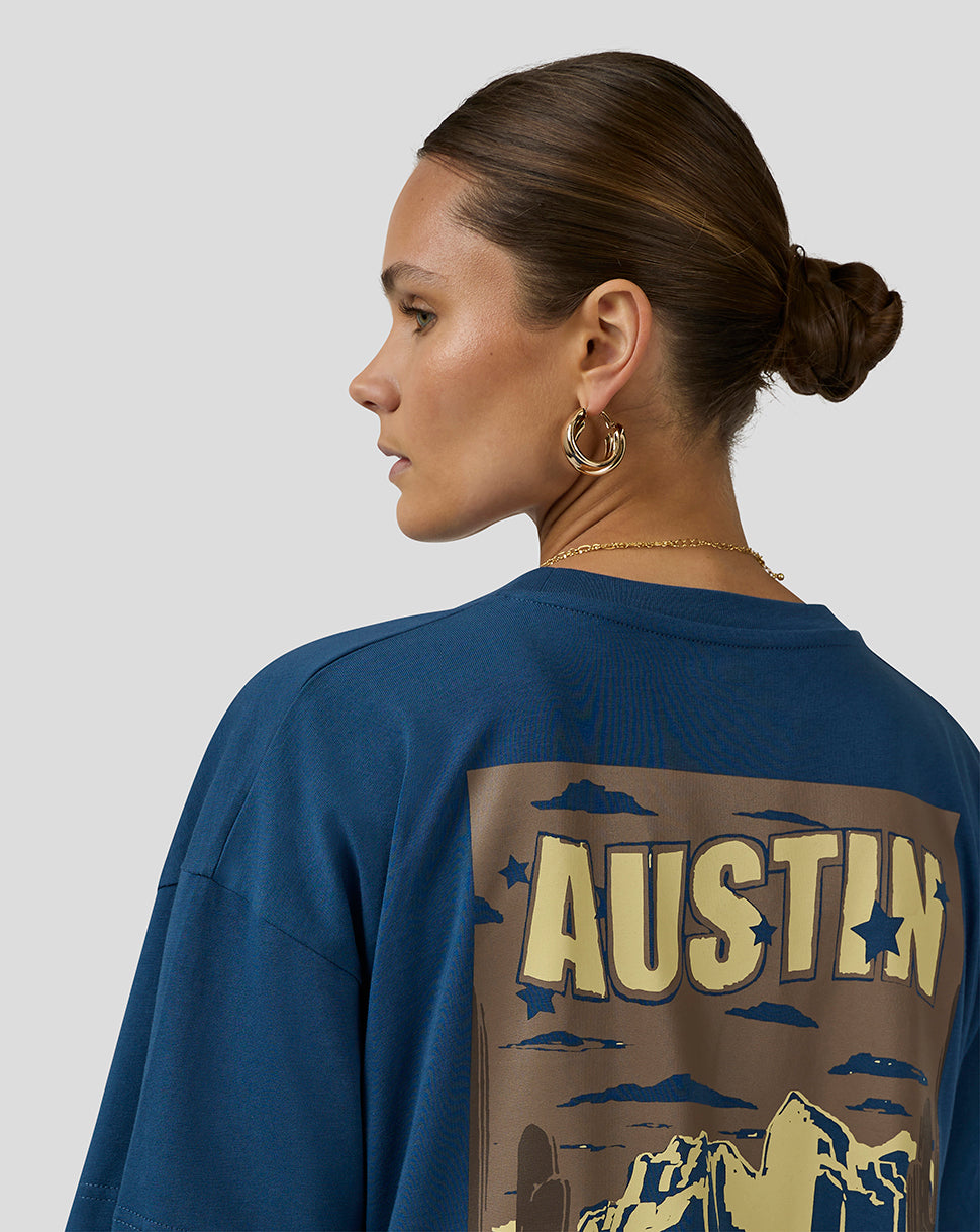 Camiseta de manga corta Austin Oracle Red Bull Racing - Denim oscuro