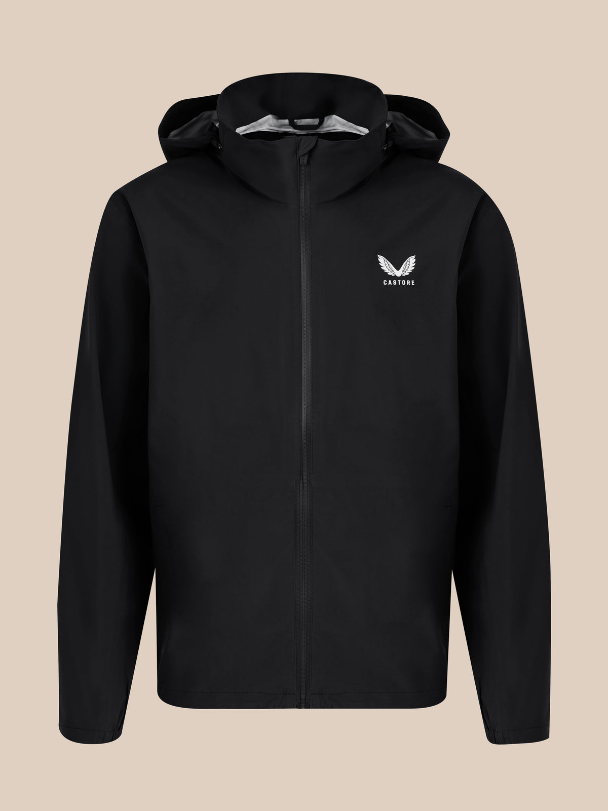 Unisex waterdichte jas – zwart - Zwart