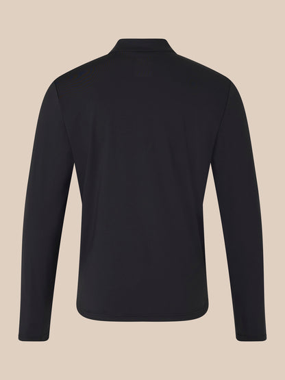 Unisex 1/4 Zip - Black/ White
