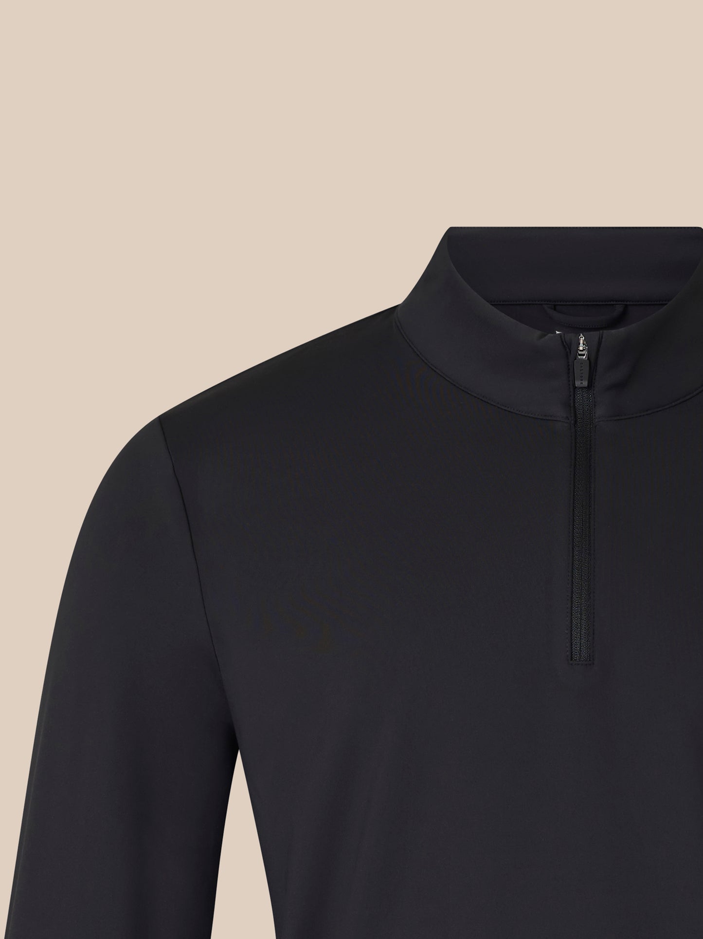 Unisex 1/4 Zip - Black/ White