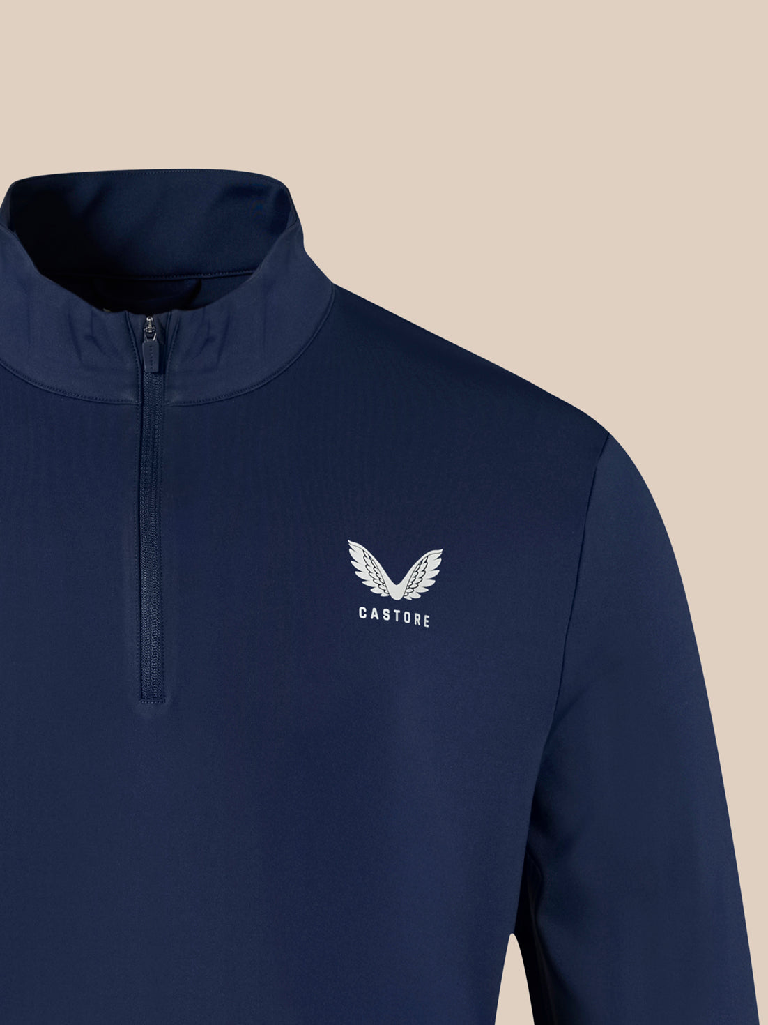 Unisex 1/4 Zip Top - Navy