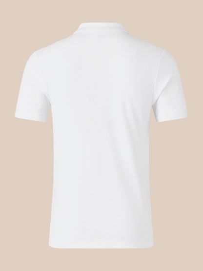 Men's Short Sleeve Polo - White