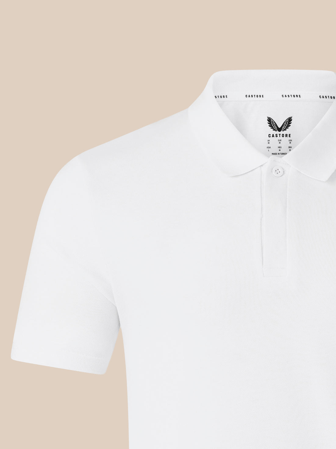 Men's Short Sleeve Polo - White