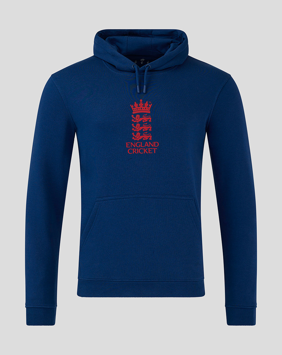 England Cricket Unisex 24/25 Core Overhead Hoodie - Navy