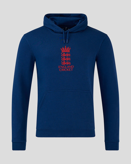 England Cricket Unisex 24/25 Core Overhead Hoodie - Navy