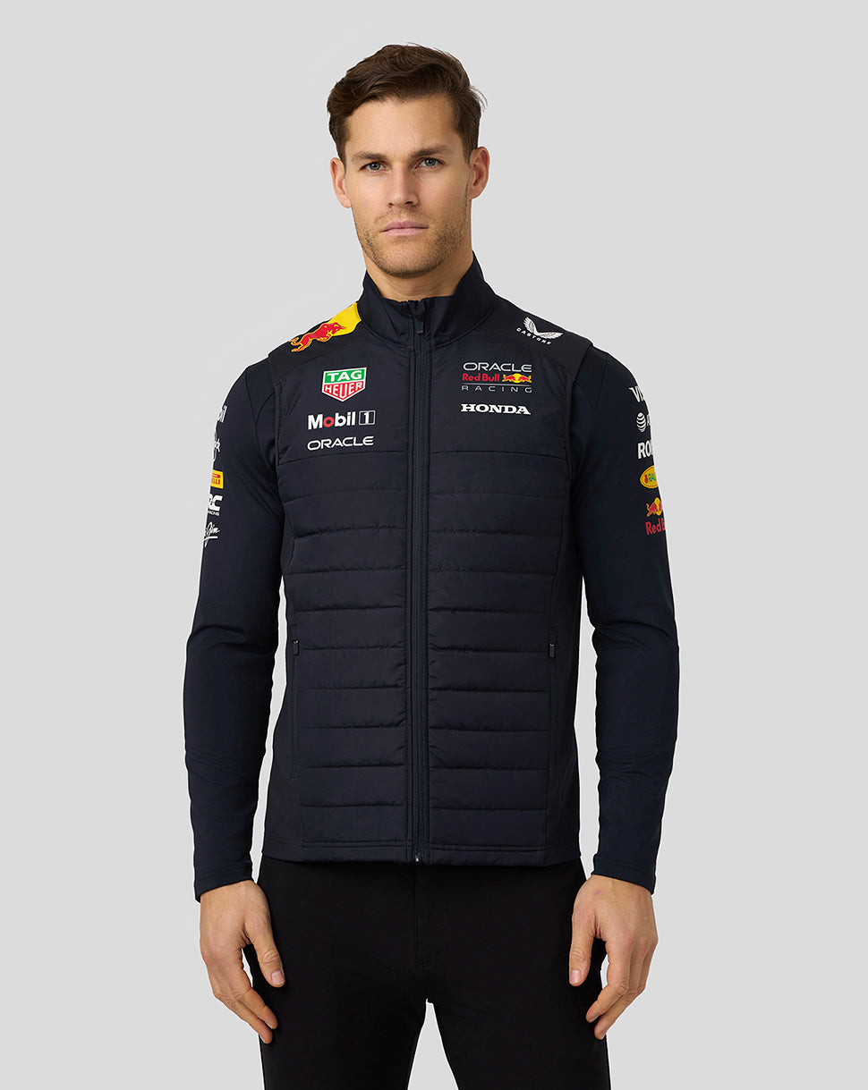 Oracle Red Bull Racing Unisex Teamline Hybrid Gilet - Night Sky - Night Sky