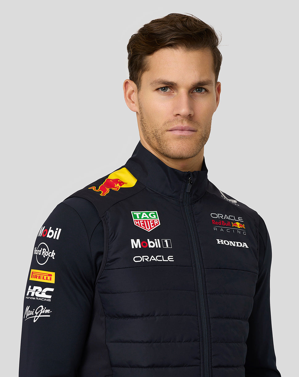 Oracle Red Bull Racing Unisex Teamline Hybrid Gilet - Night Sky - Night Sky