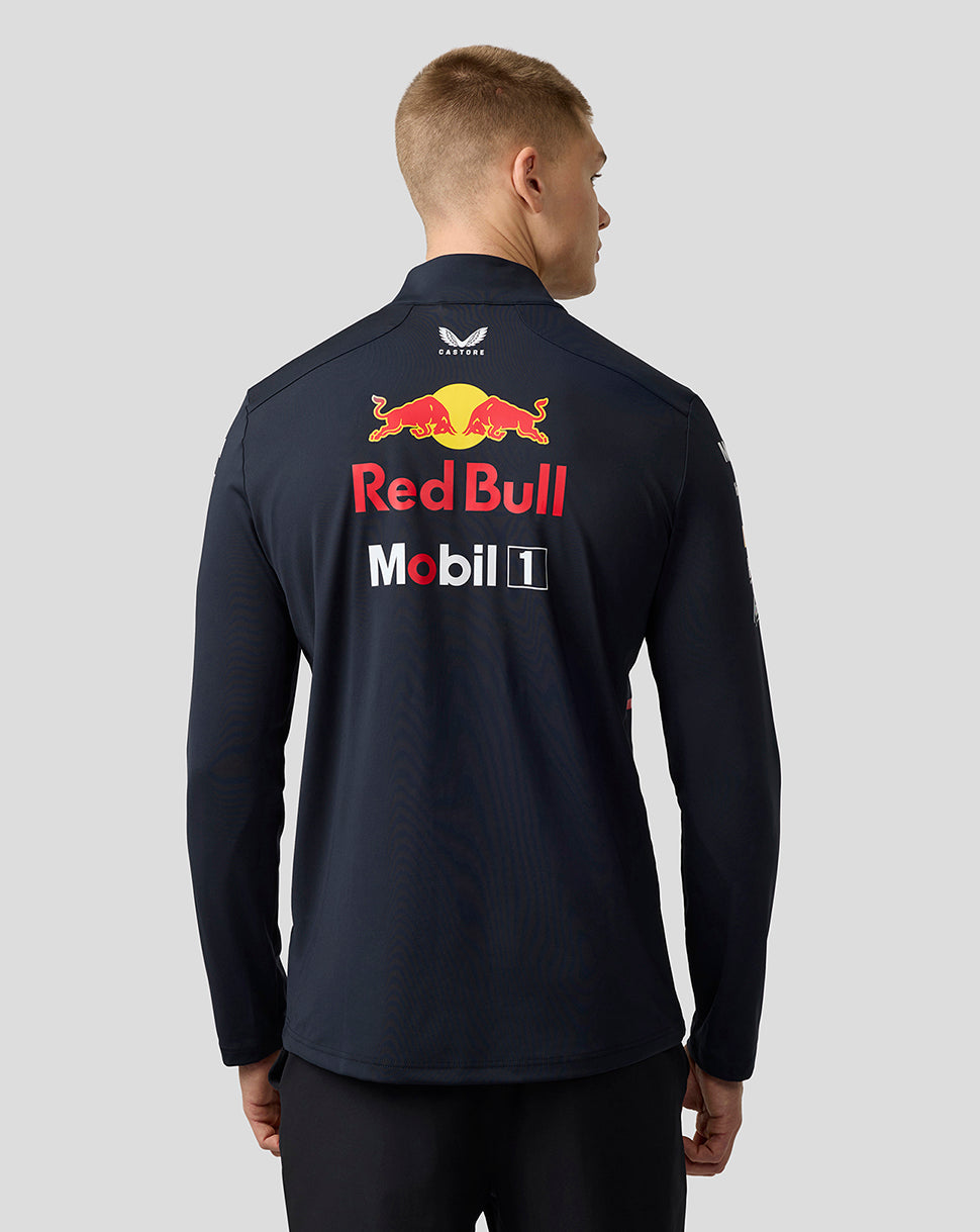Oracle Red Bull Racing Unisex Teamline 1/4-Zip-Midlayer – Night Sky - Night Sky