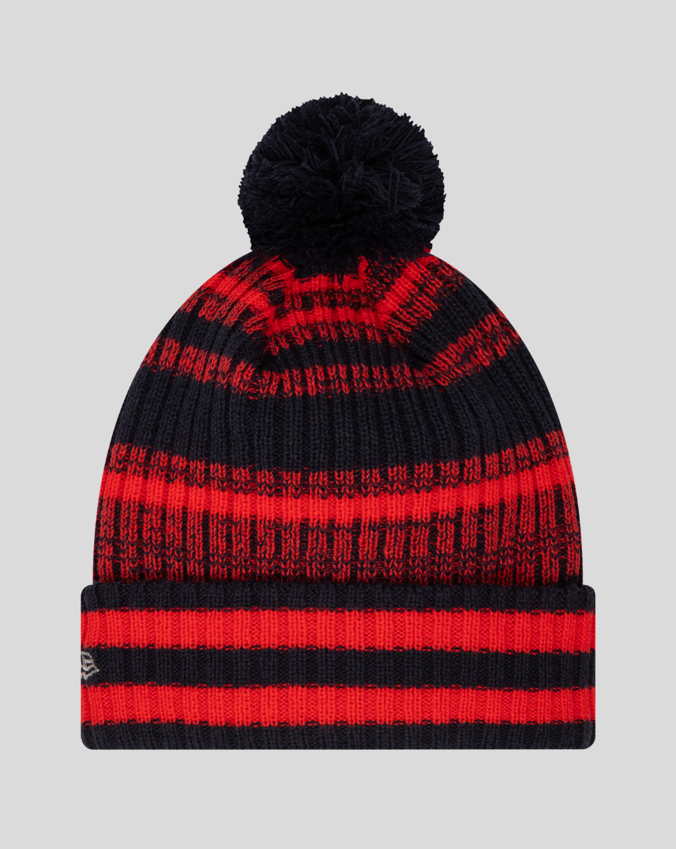 Oracle Red Bull Racing Sustainable Bobble Beanie - Night Sky/Hot Red