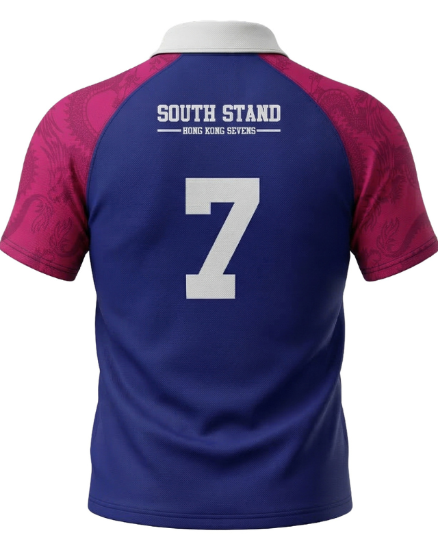 Hong Kong China Rugby Junior 2026 HK7s Southstand Party Polo - Blue