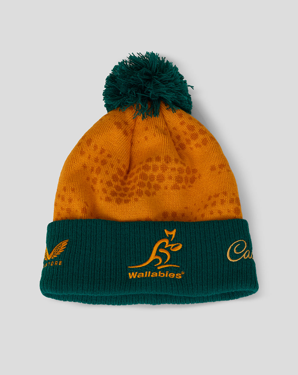 Rugby Australia Wallabies Bobble Hoed – Groen - Groen