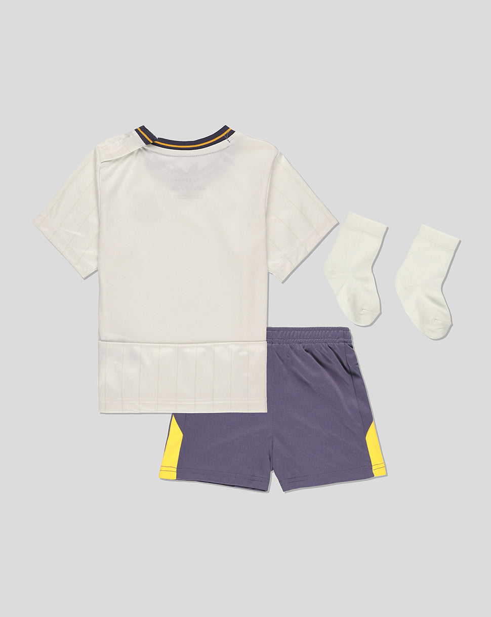 Everton 24/25 Ausweich Nested Baby Trikotsatz - Weiss/Grau