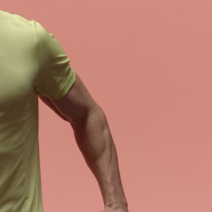 Men’s x Paul Smith Performance Engineered Knit Short Sleeve T Shirt - Lime
