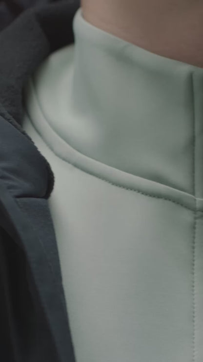 Longline Wadded Jacket - Black