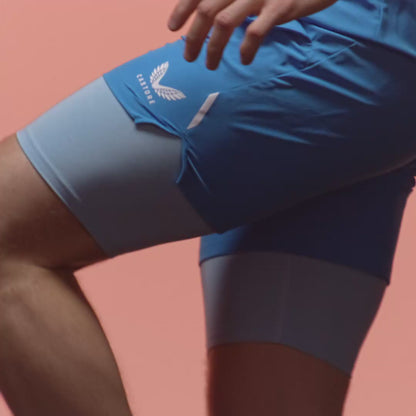 Men’s Apex 2-in-1 Woven Shorts - Blue