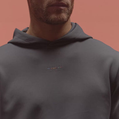 Men’s x Paul Smith Long Sleeve Technical Hoodie - Charcoal