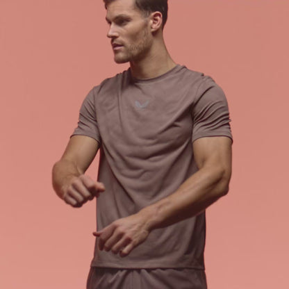 Men’s Apex Engineered Short Sleeve T-Shirt - Deep Taupe