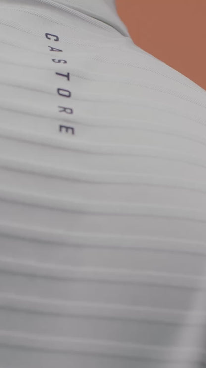 Golf Pinnacle Pique Stripe Polo - White