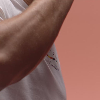 Men’s x Paul Smith Graphic Short Sleeve T Shirt - Off White