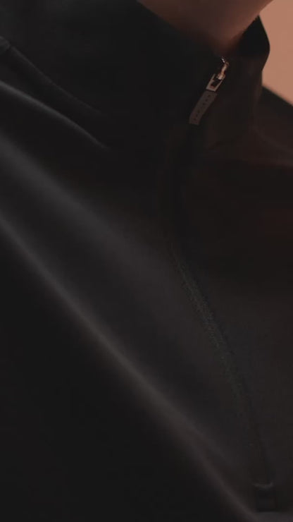 Adapt Training 1/4 Zip Top - Black