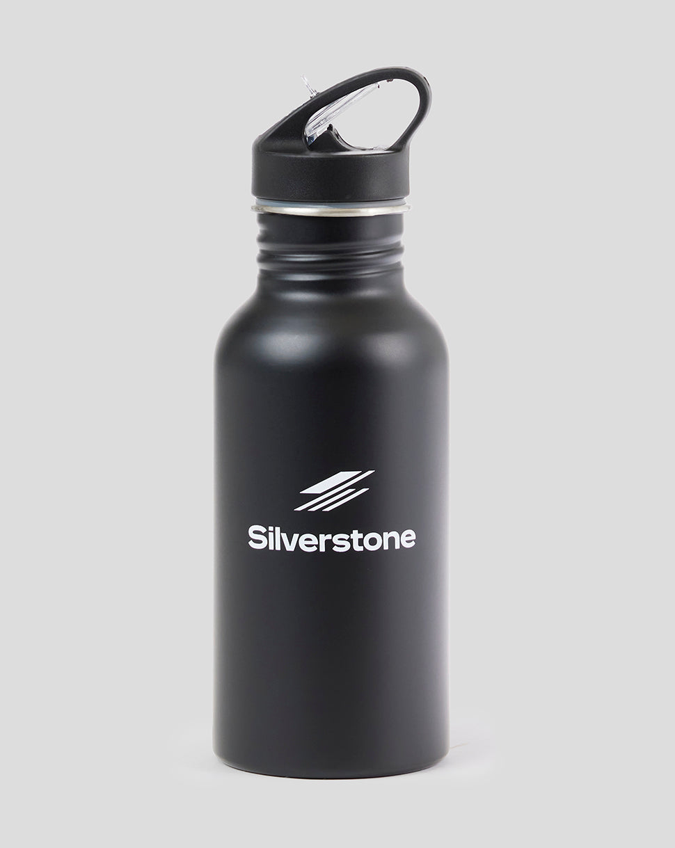 Black Silverstone Stainless St-Shirtl Drinks Bottle