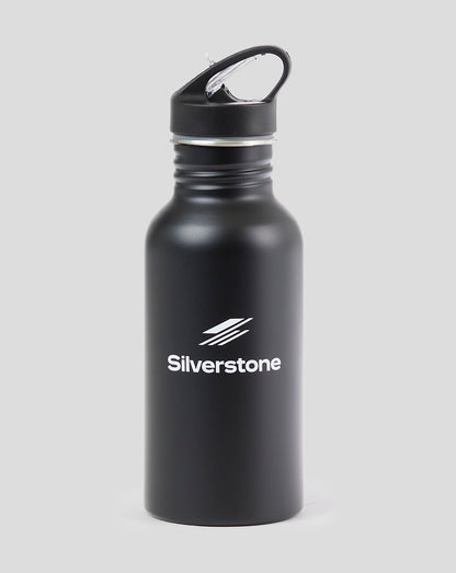Black Silverstone Stainless St-Shirtl Drinks Bottle