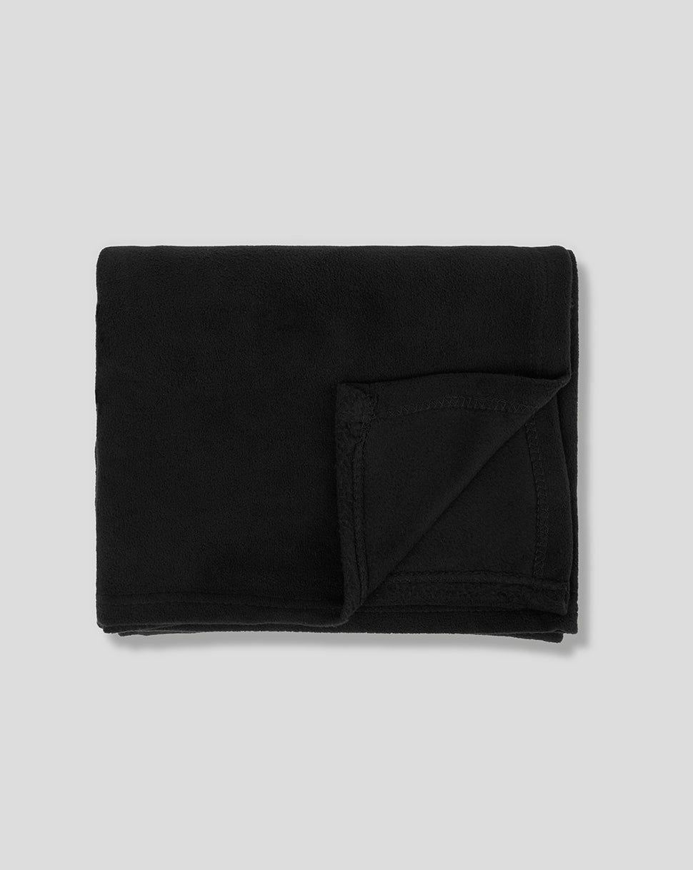 Schwarze Silverstone Fleecedecke - Schwarz