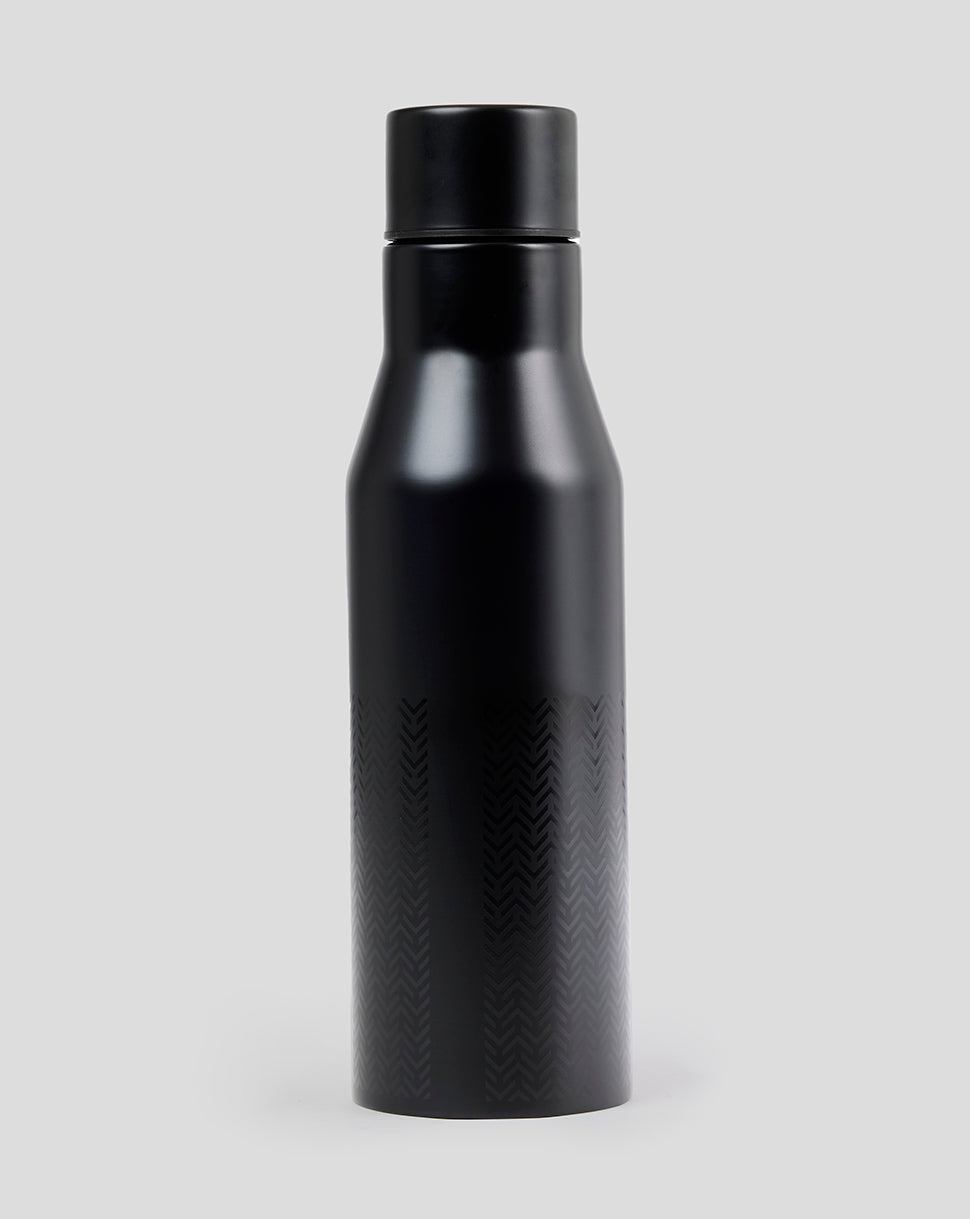 Schwarze Silverstone-Trinkflasche aus Aluminium - Schwarz