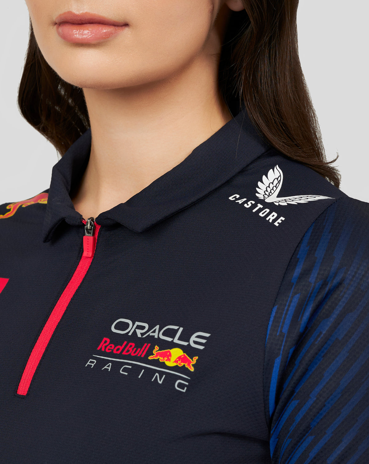 Oracle Red Bull Racing Damen ss Poloshirt Driver Max Verstappen – Nachthimmel - Night Sky