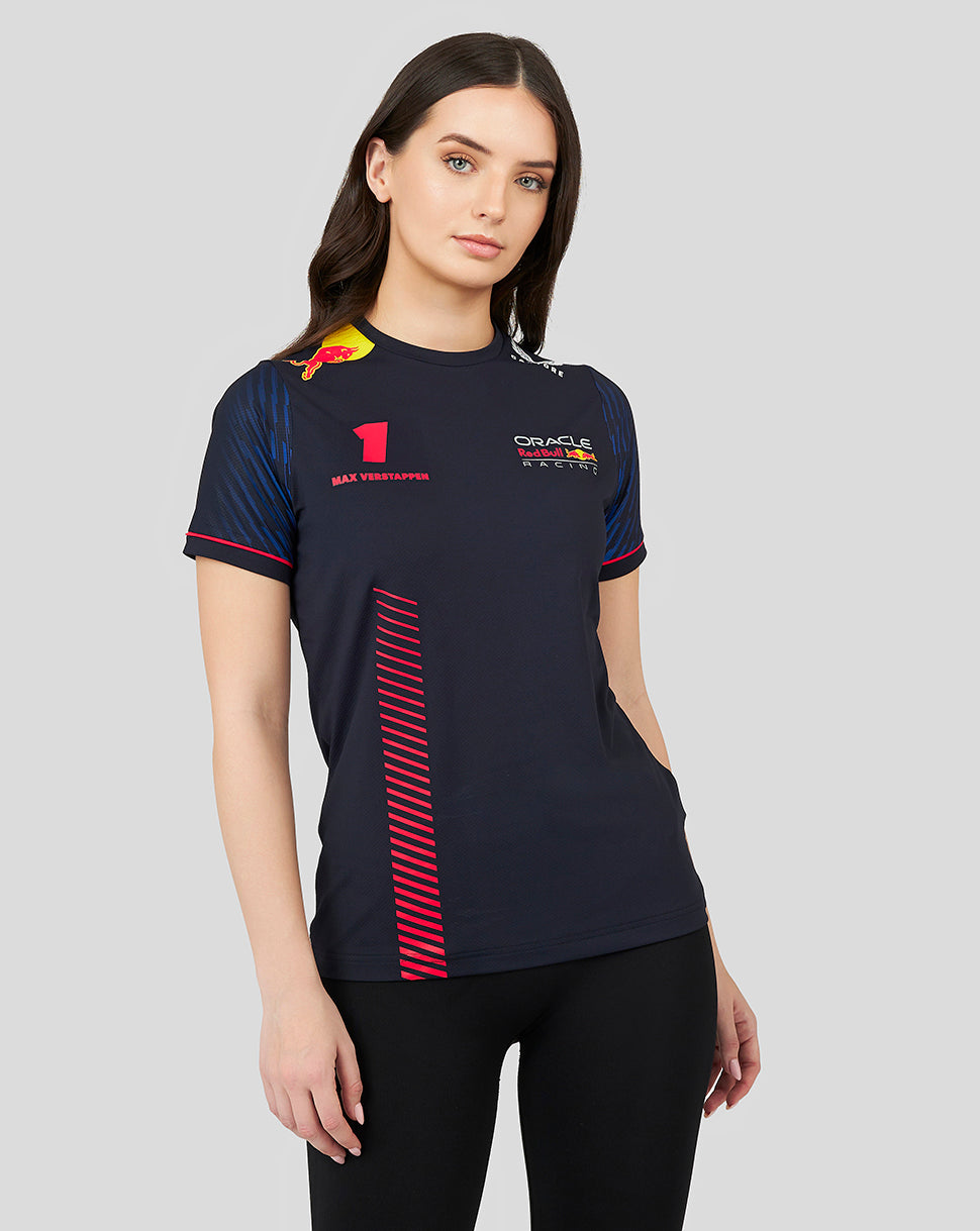 Oracle Red Bull Racing Damen T-Shirt Driver Max Verstappen – Nachthimmel - Night Sky