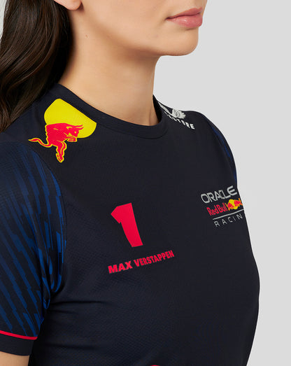 Oracle Red Bull Racing Womens T-Shirt Driver Max Verstappen - Night Sky