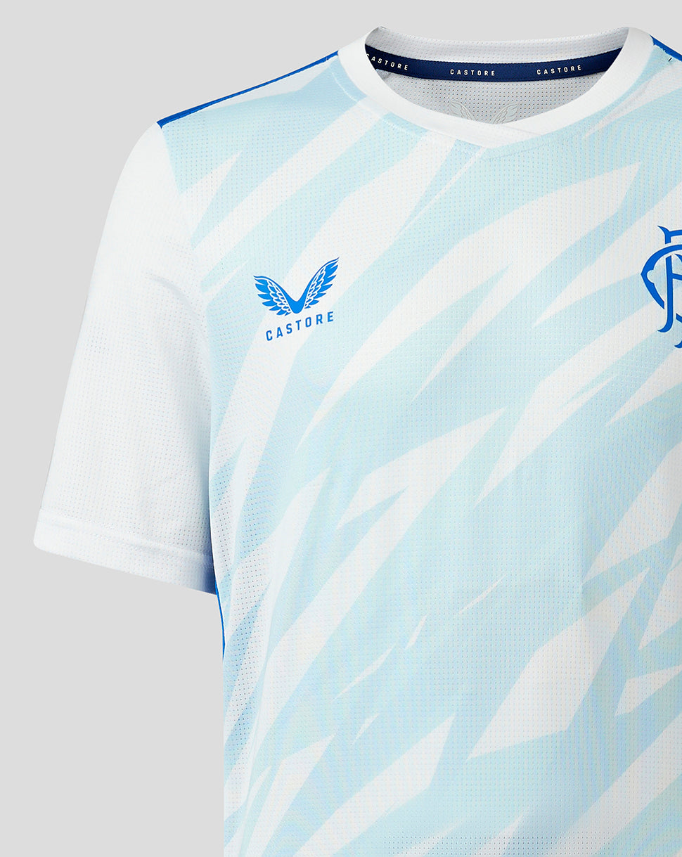 Rangers Junior 23/24 Players Home & Away Match Day T-Shirt - White/Blue