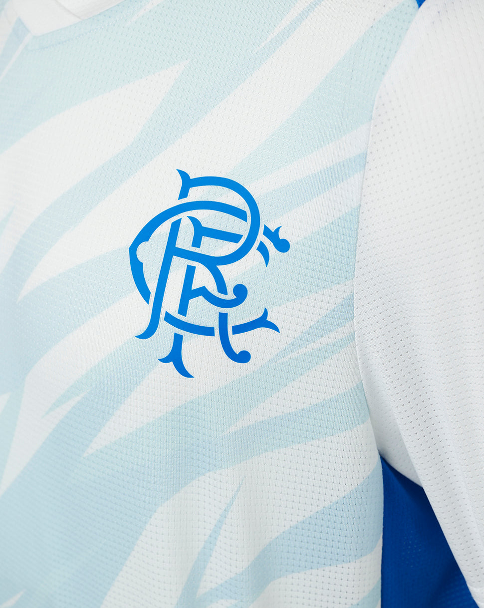 Rangers Junior 23/24 Players Home & Away Match Day T-Shirt - White/Blue