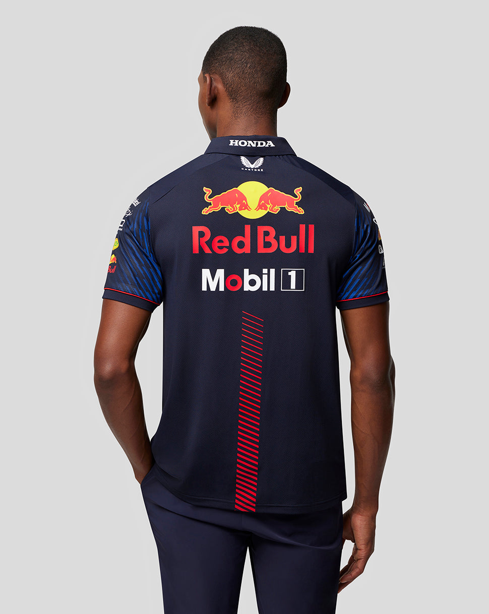 Men's Oracle Red Bull Racing Short Sleeve Polo Shirt - Night Sky