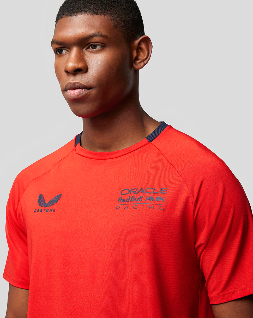 Oracle Red Bull Racing Herren Lifestyle T-Shirt – Flammendes Scharlachrot - Flame Scarlet