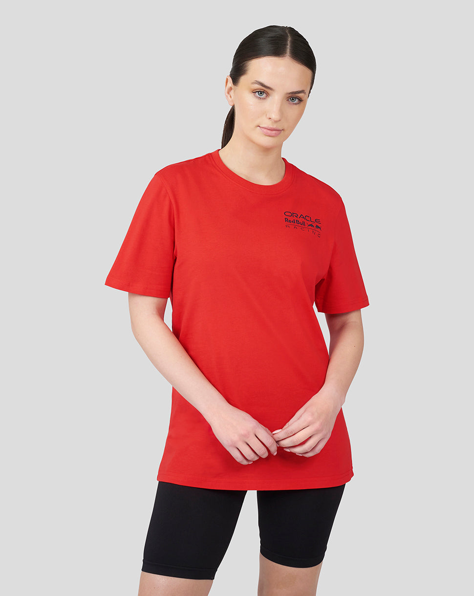 Oracle Red Bull Racing Unisex Core T-Shirt – Flammendes Scharlachrot - Flame Scarlet
